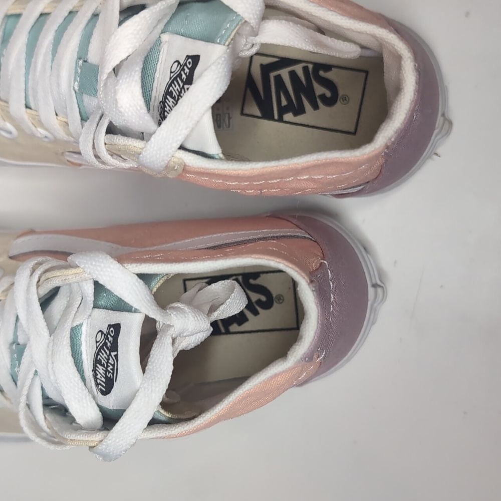 Vans Sk8 Hi Tampered Pastel Block Sneakers - Picture 8 of 12